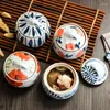 Bowls Japanese Pottery Stew Ceramic Cup With Cover Mini Dessert Soup Water Steamed Egg Bird's Nest Cups