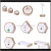 Luxe Houten Sieraden Display Stand Sieraden Displays Boutique Teller Beurs Showcase Exposant Ring Oorbel Ketting Bracelet353V