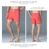 Shorts pour hommes Hommes Activewear Cordon élastique Taille Sport avec poches à fermeture éclair Couleur unie Soie de glace Plage pour l'été