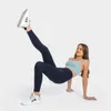 Lu Align Pant Leggings Pantalon de yoga taille haute personnalisé pour femmes avec poche d'entraînement Sport Legging femmes mat doux Fitness serré vêtements d'entraînement Lemon Sports 2024