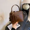 Магазины экспортных дизайнерских мешков на плечах 2024 Новая женская сумка модная сумочка поперечная квадратная коробка минималистская коробка