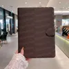 Luxurys Tablet PC Wallet Hülle für Apple iPad Pro 12.9 11 Leder Voller Schutz Rückenblumenfarbe Air5 Air3 Air3 Mini 3 4 5 6 iPad10 9 8 7 6 5 10.9 10.2 9,7 Zoll iPadPro -Abdeckung