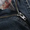 Patchwork de los hombres Jeans de mezclilla agujero arruinado hueco nuevo más tamaño de alta calidad Fi pantalones rasgados Dropship V1Ox #