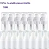 Polijsters 15 confezioni da 30 ml Mini Bottiglie di Schiuma Riutilizzabili Dispenser di Sapone Schiuma Bottiglie con Pompa Dispenser di Schiuma di Plastica Portatile per Viaggi