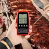 Jauges MOSEKO Capteur de sonde de thermomètre de four numérique pour la cuisson des aliments au barbecue Fonction de viande de gril de cuisine Timing sans fil en option