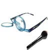 Solglasögon 1.00- 4,0 DIOPT KVINNA VISION CARE Roterande Makeup Läsglasögon Fällbara glasögon förstorar kosmetik