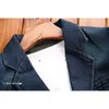 men's Denim Suit Men's Cott Denim Small Suit Decorati Large Casual Suit Jacket Denim Mountaineering Tactical Stylish Coat 34p0#