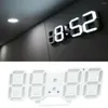 Wanduhren 3D Moderne digitale LED-Uhr 24/12 Stundenanzeige Timer Alarm Home USB für Wohnzimmer Schlafzimmer Büro Café Fitnessstudio