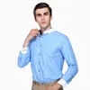 Hommes Lg manches chemise décontractée printemps automne imprimé fleuri chemises de poche à carreaux doux confortable Dr homme chemise de fête de mariage O3UD #