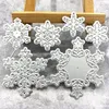 Party Decoration 4st/Set Snowflake Cutting Dies Christmas Metal Stencils Die Cut for DIY Scrapbooking Paper Card Prägling