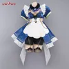 in Stock UWOWO Sucrose Cosplay Maid Dr Genshin Impact Cosplay Maid Ver. Maid Costume Game Retro Mechanical Halen Outfits X8Ny#