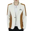 new Men's Blazer Slim-fit Korean Versi Casual Wedding British Style All Match Luxe Handsome Busin Fi Gentleman Suit K7IH#