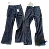 Pantaloni kapital in velluto a coste Gemste Wed Flare Pants Uomo Donna 1: 1 Pantaloni in denim oversize di alta qualità E0nP #