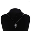 Pendant Necklaces Dainty Colorful Bird For Women Crystal Mythological