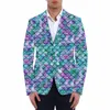 Męskie garnitury Blazer 3D Print Goth Kawaii Sport Kurtka młoda jesień Fi Custom Blazer Men Plus Size Ubrania Ubranie statek x0wh#