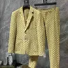 24SS Western Clothing Blazers Designer Herbst Luxus Herren Outwear Mantel Slim Fit lässig Doppelbuchstaben Print Jacke Männlicher Modekleid Anzug