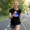 女性のポロスミッドナイトカエルTシャツ特大の夏の服春の女性2024