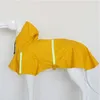 Одежда для собак, водонепроницаемые дышащие плащи для маленьких собак, светоотражающая одежда для щенков, пальто, куртка для домашних животных, большой модный дождевик для улицы