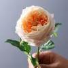 5 pcs Artificielle Rose Pivoine Real Touch Fleurs pour La Maison Table Décoration Bouquet De Mariage Salon Bureau Décor Faux Roses 240322