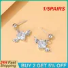Dangle Earrings 1/5PAIRS Heart Collocation Clothing Exquisite Crystal 2k Jewelry Large Demand Korean-style