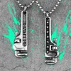 Цепочки для ключей, инструменты из нержавеющей стали, мужские ожерелья, подвески, цепочка, модный панк для бойфренда, мужские украшения, подарок для творчества Whole304d