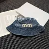 Emmer denim visser brief ball cap zomer zon voor mannen vrouwen straat eenvoudige casual reizen zonnebrandcrème hoed