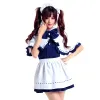 cosplay Vampire Maid Cosplay Halen Costumes Orange Retro dynia mundur pokojówka Dr Partia Maid Rola gram stroje h9iu#