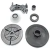 Lepels Koppeling Tandwiel Velg Drum Voor Chinese 4500 5200 5800 45Cc 52Cc 58Cc Oliepomp Wormwiel Lager Kit kettingzaag