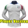 Długie rękaw 24 25 bonucci piłka nożna 2024 2025 Italys insigne Italia Verratti Chiellini Chiesa Barella koszule piłkarskie domowe fanowie gracze dla dzieci dorosłe dziecko