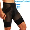 YBFDO Mannen Body Shaper Tummy Controle Shorts Shapewear Buik Gordel Boxer Hoge Taille Afslanken Ondergoed Been Compressie Slipje 240322