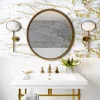 Adesivos 10 peças de ouro branco mármore telha adesivos renovação casa remodelar cozinha backsplash barra banheiro decorativo adesivos parede
