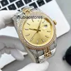 Watch Automatic Mechanical Watches Sapphire 41mm Strap Diamond-studded Steel Women Wristwatch Montre Full Diamond High Quality Xp20