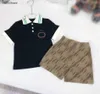 Nieuwe jongens POLO shirt set kinderkleding zomer baby trainingspakken Maat 100-150 CM Reverskraag Korte mouwen en shorts 24Mar
