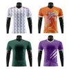 Maillots de football de maillot de football de saison de sublimation Chemises de football orange à séchage rapide personnalisées respirantes pour hommes WO-X989 240325