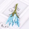 Flowers Mini Pcs/Lot PE 20 Artificial Lavender For Wedding Home Decoration DIY Craft Gift Bride Wreath Scrapbooking Fake Flower