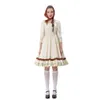 Halen Vuxen Little Red Riding Hood Stage Spela idyllisk herrgård Farm Maid Party Costume Z3SI#