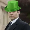 Berretti Festival del cappello verde del giorno di San Patrizio Vesti la parte superiore piatta della Nazionale irlandese 13MC