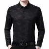 2022 marca vintage camisas para hombre para hombres ropa coreana fi lg camisa de manga de lujo dr ropa casual 369 q1xs #