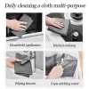 Feeding Thicker Magic Cleaning Cloth No Watermark No Trace Clean Rag Microfiber Wash Reusable Dried Wiping Window Glass Kitchen Towel