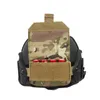 Sac d'accessoires de sac de contrepoids de camouflage, casque tactique FAST de batterie