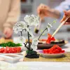 Set di stoviglie sushi decorazione fiori tavolo da pranzo tavolo decorativo decoro piastra decorate piante ornamenti in resina el