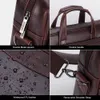 Laptop Cases Backpack Domiso PU Leather Briefcases Sleeve 17 Inch Notebook Case High Capacity Computer Bag Male Messenger 24328