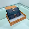 Europe and the United States 2024 new fashion short three fold wallet high quality retro luxury wallet