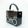 Fashion Acrylic Bag Women Tape Recorder Women's Bag Crossbody Handbag 033024