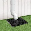 Czaszki złap dorzecze Downspout Elastyczne przedłużenie burzowe drenaż Basen French Drenaging System odpływowy na podwórze trawnik bez wykopu elastycznego