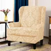 Stoelhoezen Wingback Hoes Fauteuil Meubelbeschermer Bank Met Kussenhoes Machinewasbaar