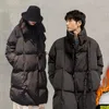 2023 Herren Winterjacken Fi Mäntel Einfarbig Warme Parkas LG Warme Dicke Männliche Jacken Lose Oberbekleidung Kleidung V87 G7hR #