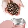 Storage Bottles 20 Pcs Candy Jar 50ml Aluminum Wax Sealed Cream Lip Tea Tins Travel