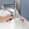 Rideaux Robinet d'évier pivotant à 1080 degrés Aérateur Grand Angle Pulvérisation Double Robinet de Cuisine Aérateur Robinet de Salle de Bain Monté pour Le Lavage du Visage