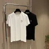 T-shirt col rond femme, décontracté, en coton de haute qualité, petit haut décontracté, printemps/été 2024